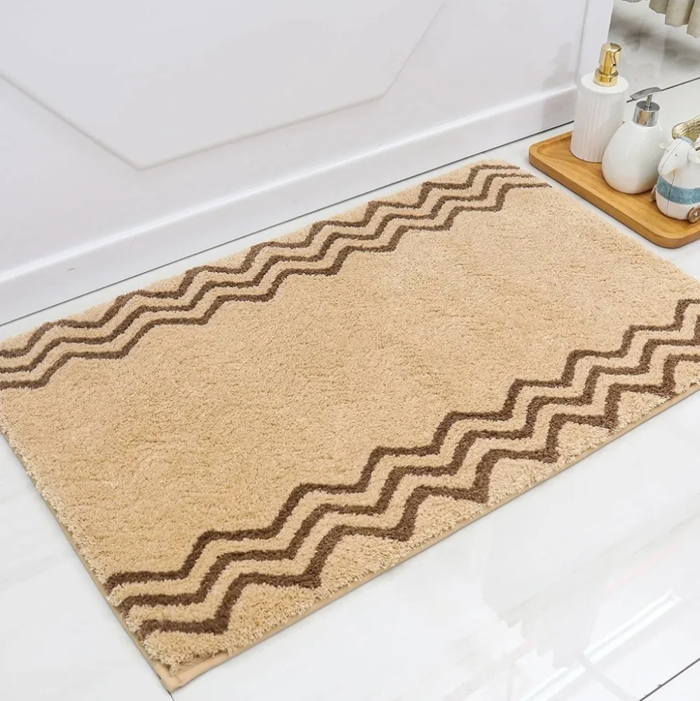 Extra Thick Bath Rug Anti-Slip Bath Mat Soft Plush 17x24 Inches